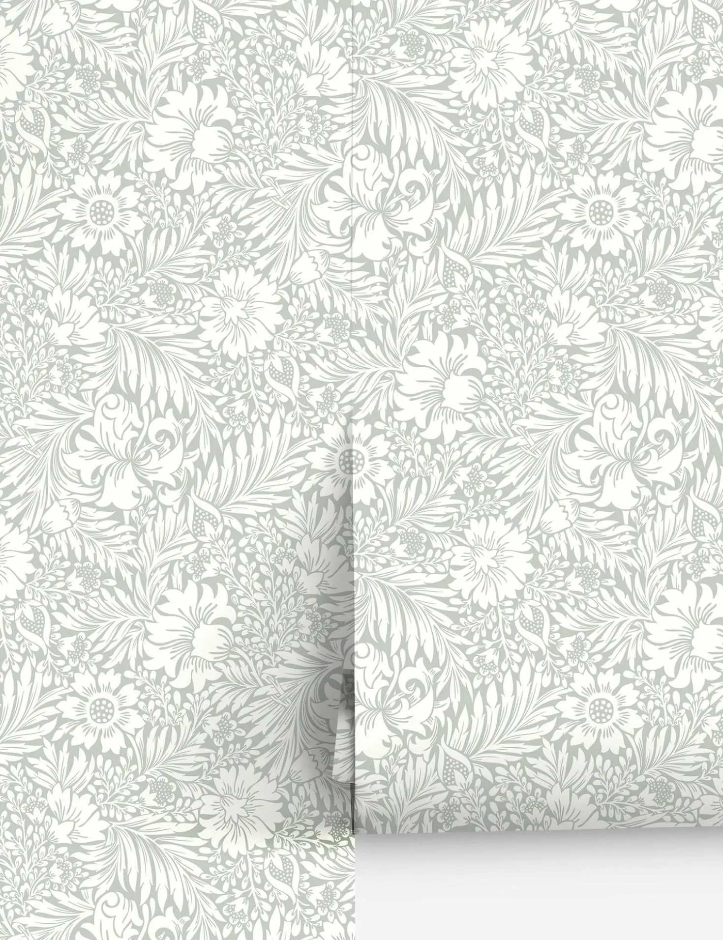 Modern Acanthus Peel + Stick Wallpaper by Erin & Ben Co.