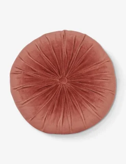 Monroe Velvet Round Pillow