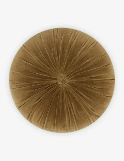 Monroe Velvet Round Pillow