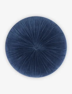 Monroe Velvet Round Pillow