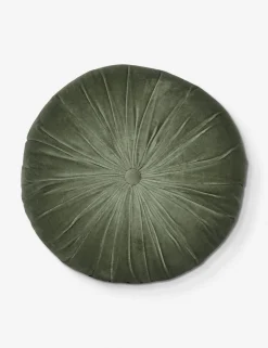 Monroe Velvet Round Pillow