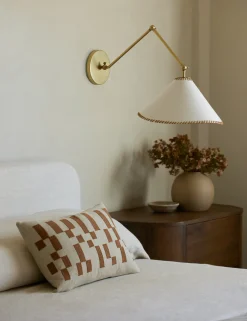 Mosaic Embroidered Pillow by Élan Byrd