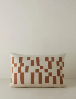Mosaic Embroidered Pillow by Élan Byrd