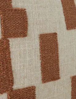Mosaic Embroidered Pillow by Élan Byrd