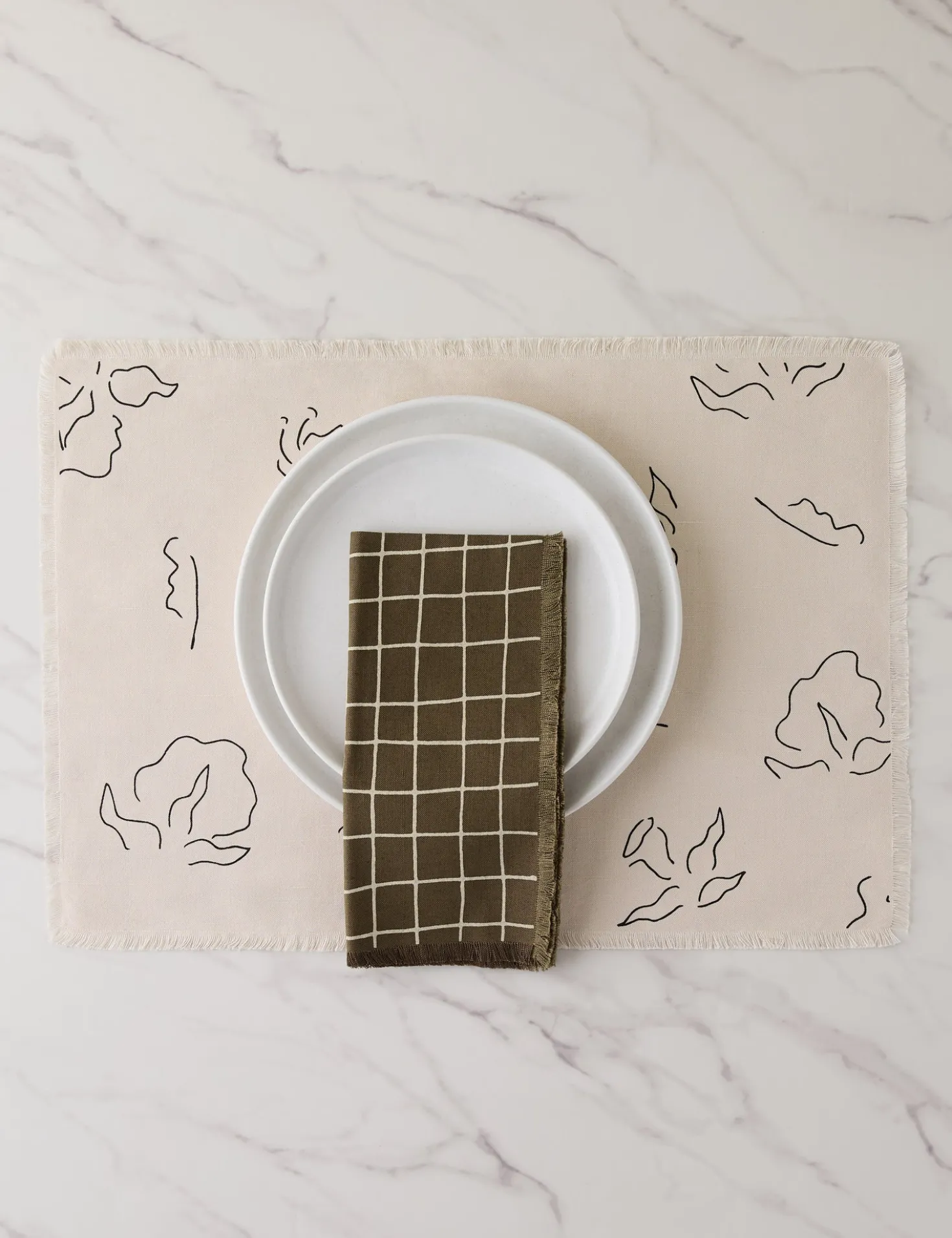 Narsi Table Linens by Sarah Sherman Samuel