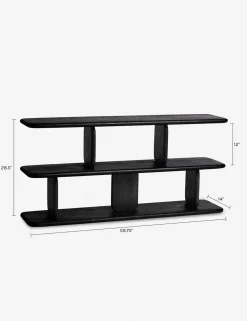 Nera Low Bookcase