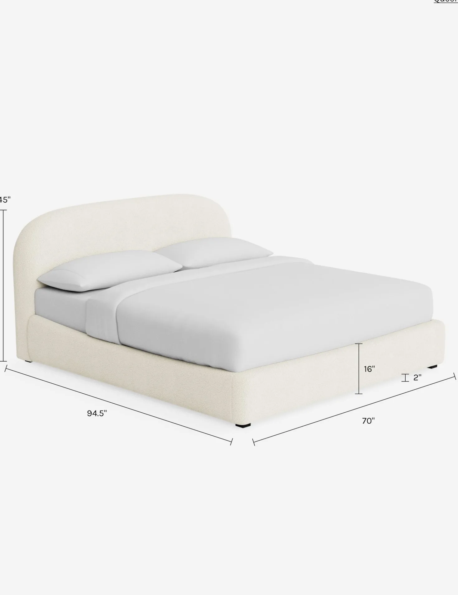 Neve Platform Bed by Aimee Song