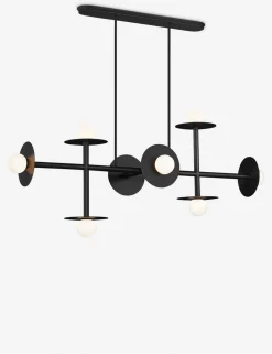 Nodes Large Linear Chandelier by Kelly Wearstler