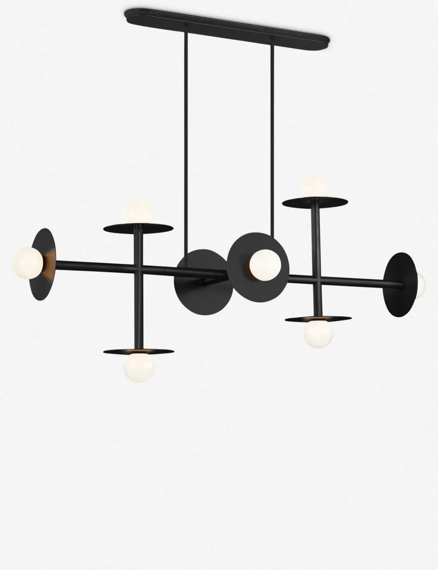 Nodes Large Linear Chandelier by Kelly Wearstler
