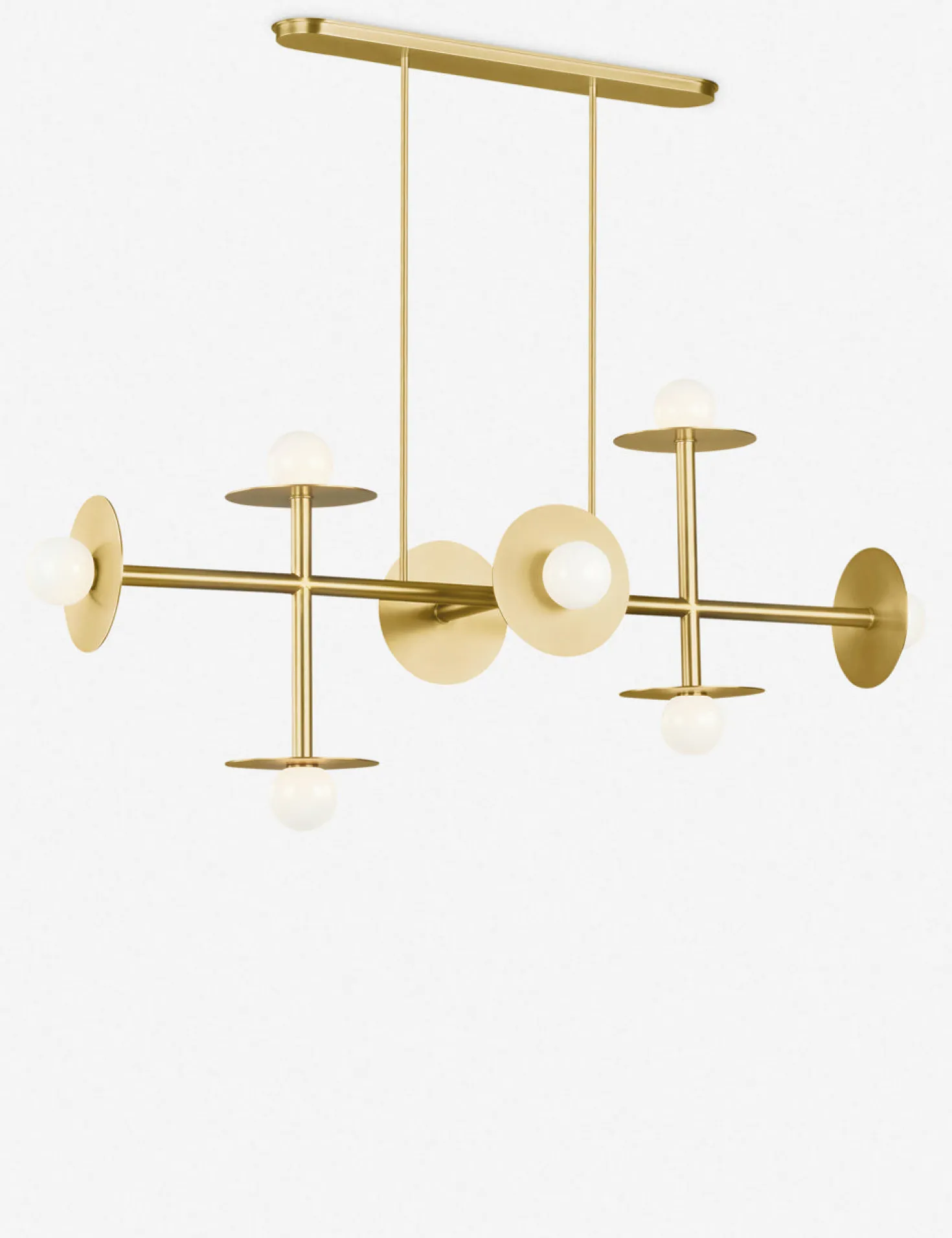 Nodes Large Linear Chandelier by Kelly Wearstler