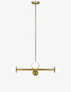 Nodes Wide Chandelier by Kelly Wearstler