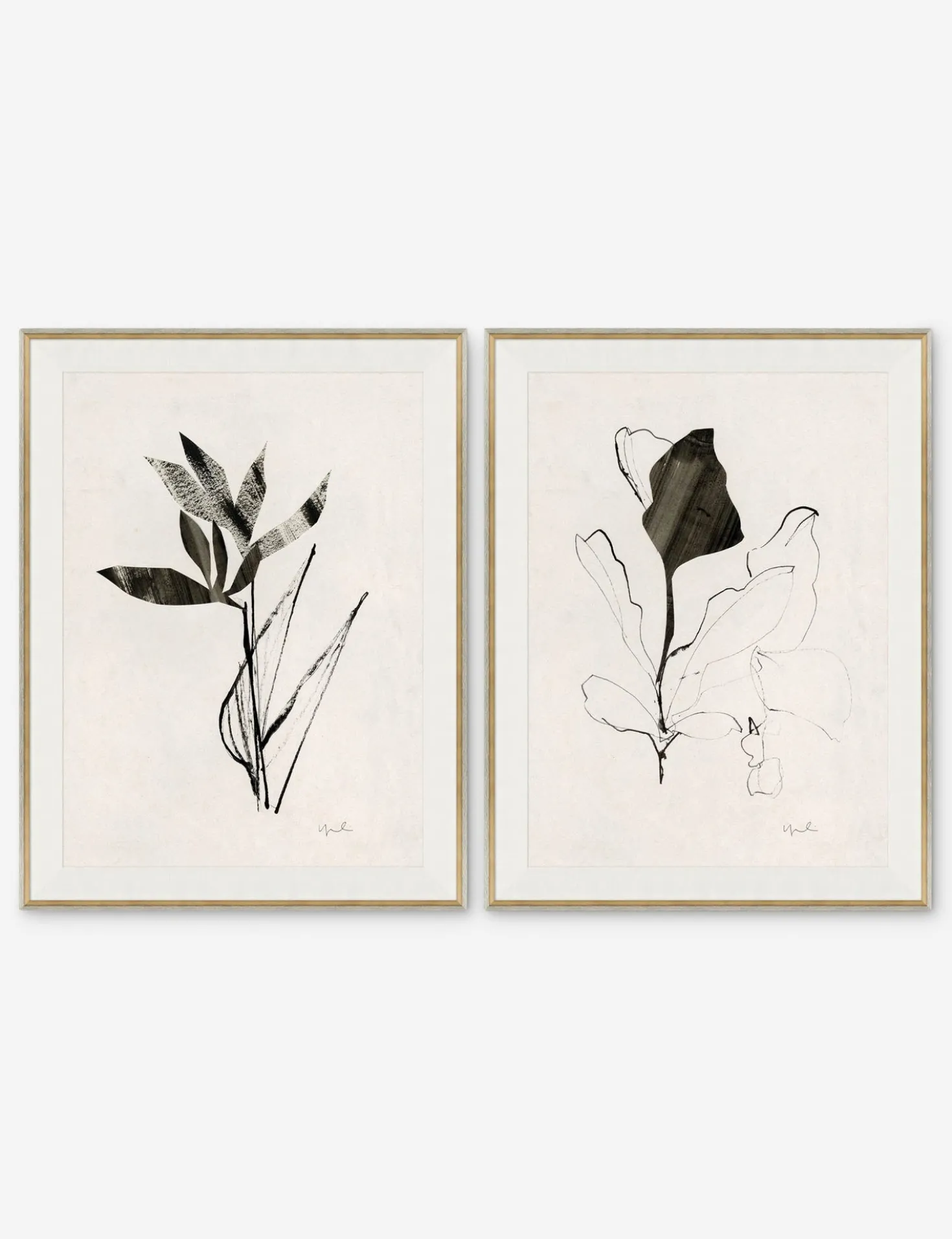 Noir I & II Print (Set of 2) by Yuki Osada