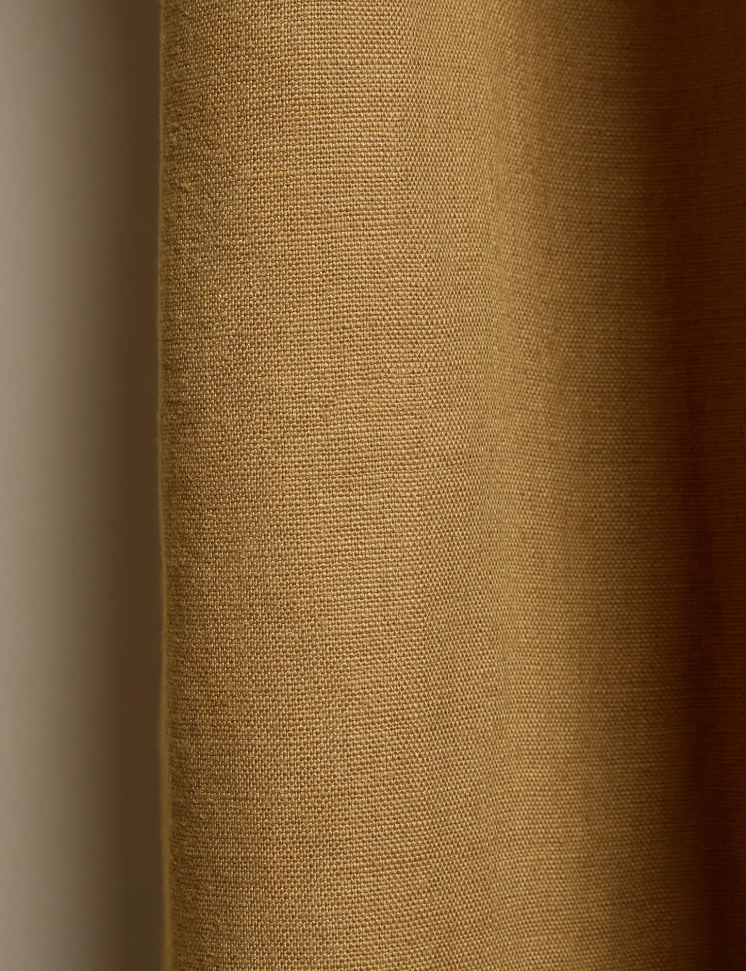 Nori Ruffle Belgian Linen Curtain Panel