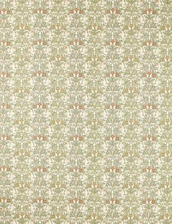 Oak & Blossom Linen Blend Fabric by Morris & Co.