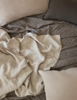 Ojai Cotton Matelassé Coverlet by Pom Pom at Home