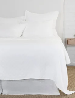 Ojai Cotton Matelassé Coverlet by Pom Pom at Home