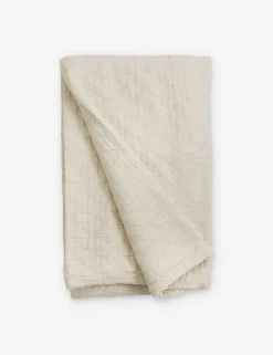 Ojai Cotton Matelassé Coverlet by Pom Pom at Home