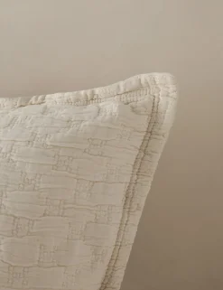 Ojai Cotton Matelassé Sham by Pom Pom at Home