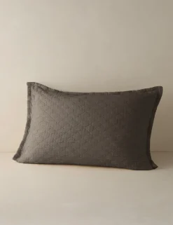 Ojai Cotton Matelassé Sham by Pom Pom at Home