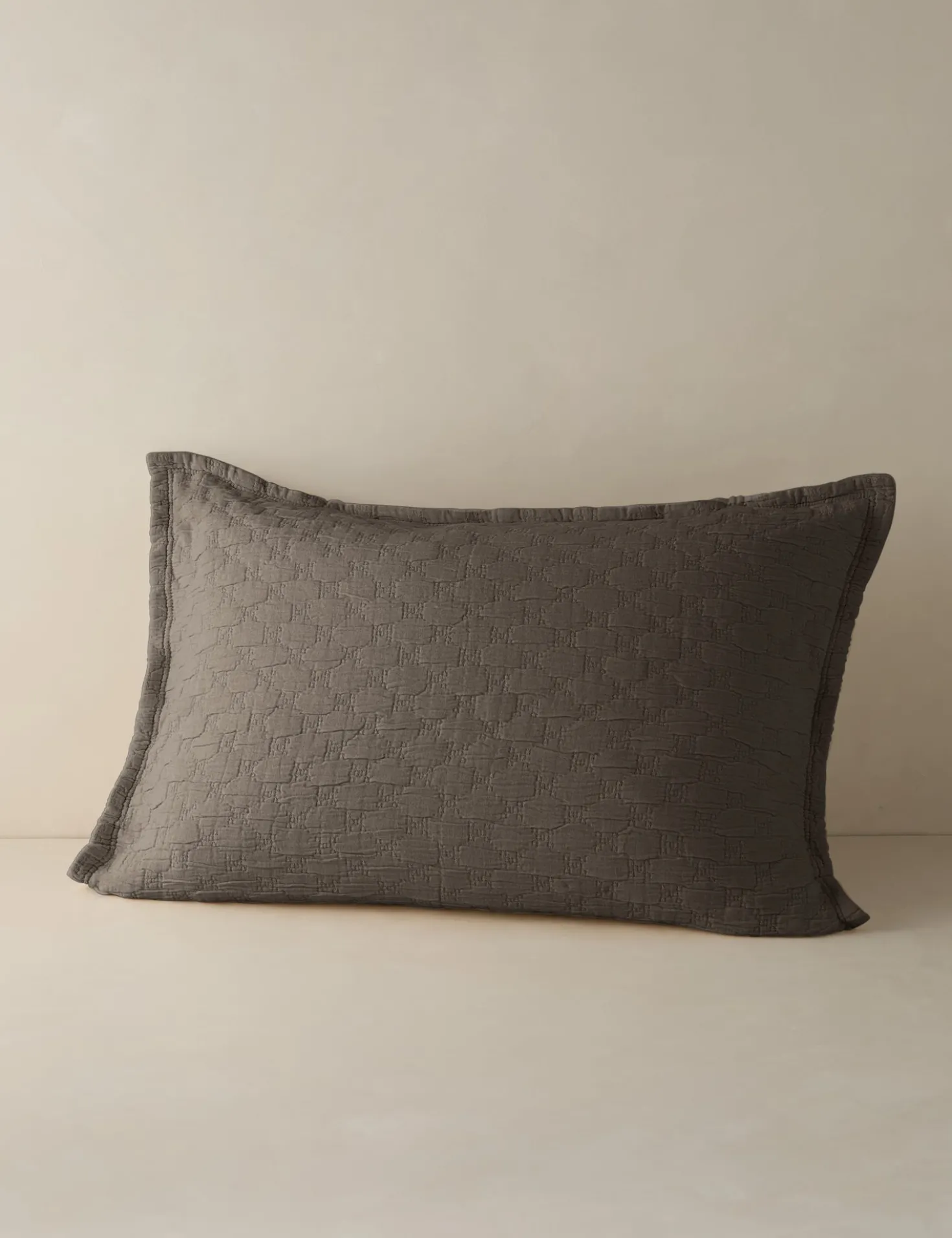 Ojai Cotton Matelassé Sham by Pom Pom at Home