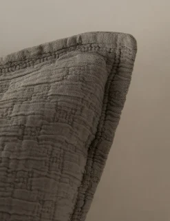 Ojai Cotton Matelassé Sham by Pom Pom at Home