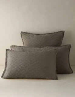 Ojai Cotton Matelassé Sham by Pom Pom at Home