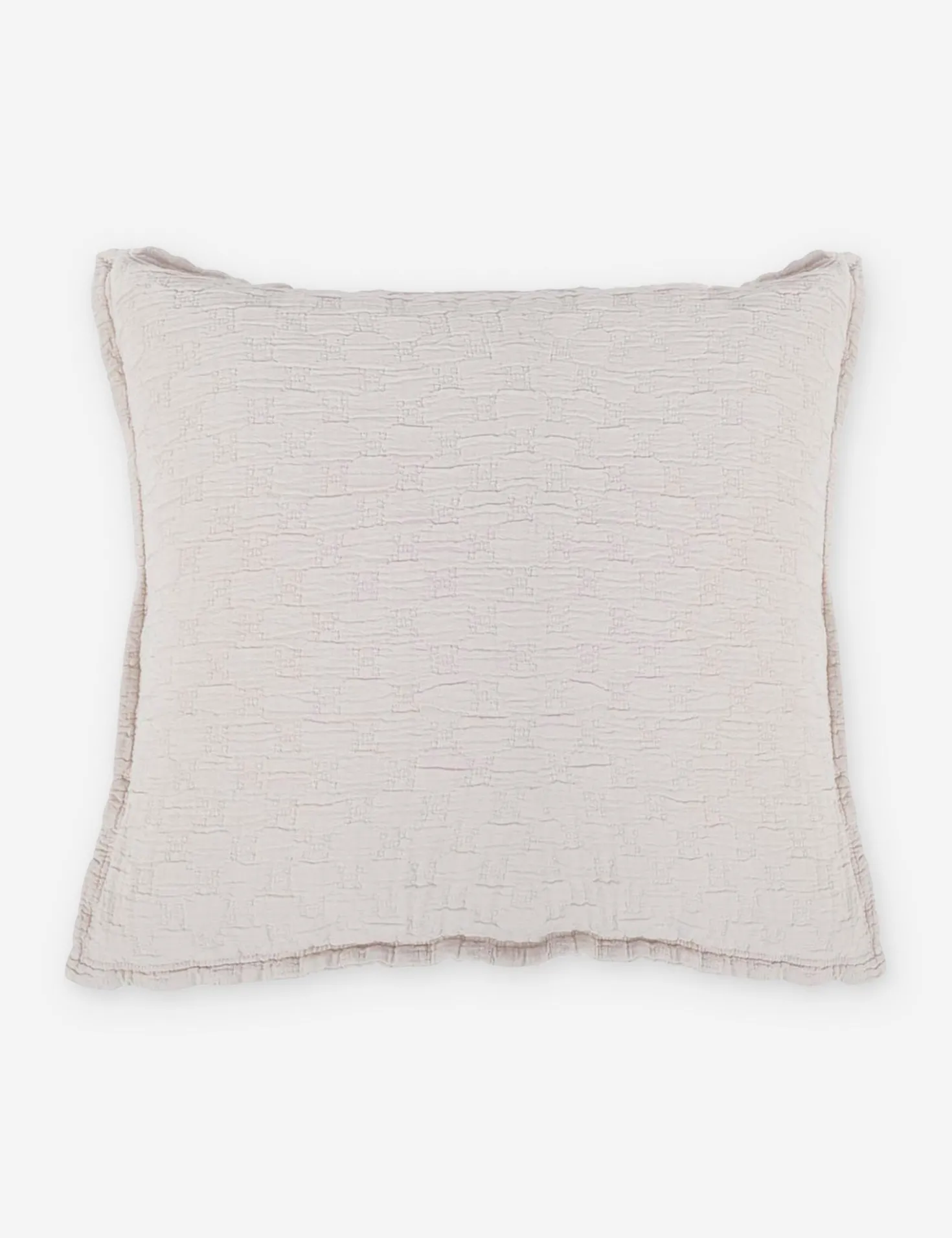 Ojai Cotton Matelasse Euro Sham by Pom Pom at Home