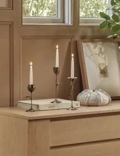 Olivia Floral Candlesticks (Set of 3) by Sarah Sherman Samuel