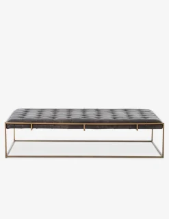 Olwina Leather Coffee Table