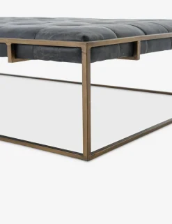 Olwina Leather Coffee Table
