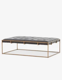 Olwina Leather Coffee Table