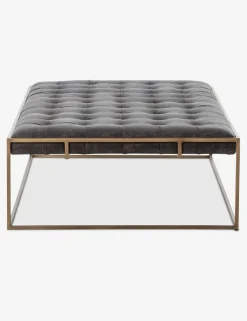 Olwina Leather Coffee Table