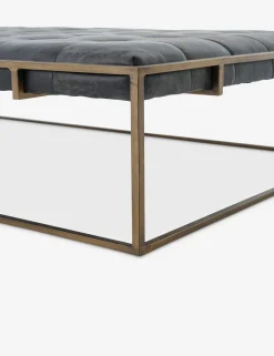 Olwina Leather Coffee Table