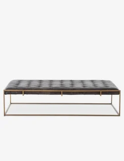 Olwina Leather Coffee Table