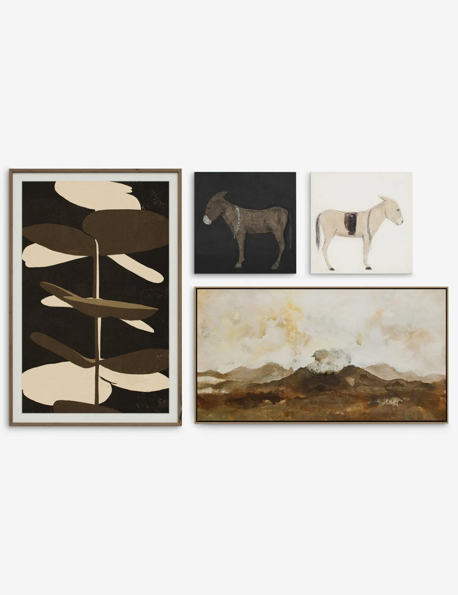 On the Range Wall Art (Set of 4) by Various Artists