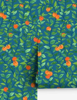 Orange Crush Peel + Stick Wallpaper