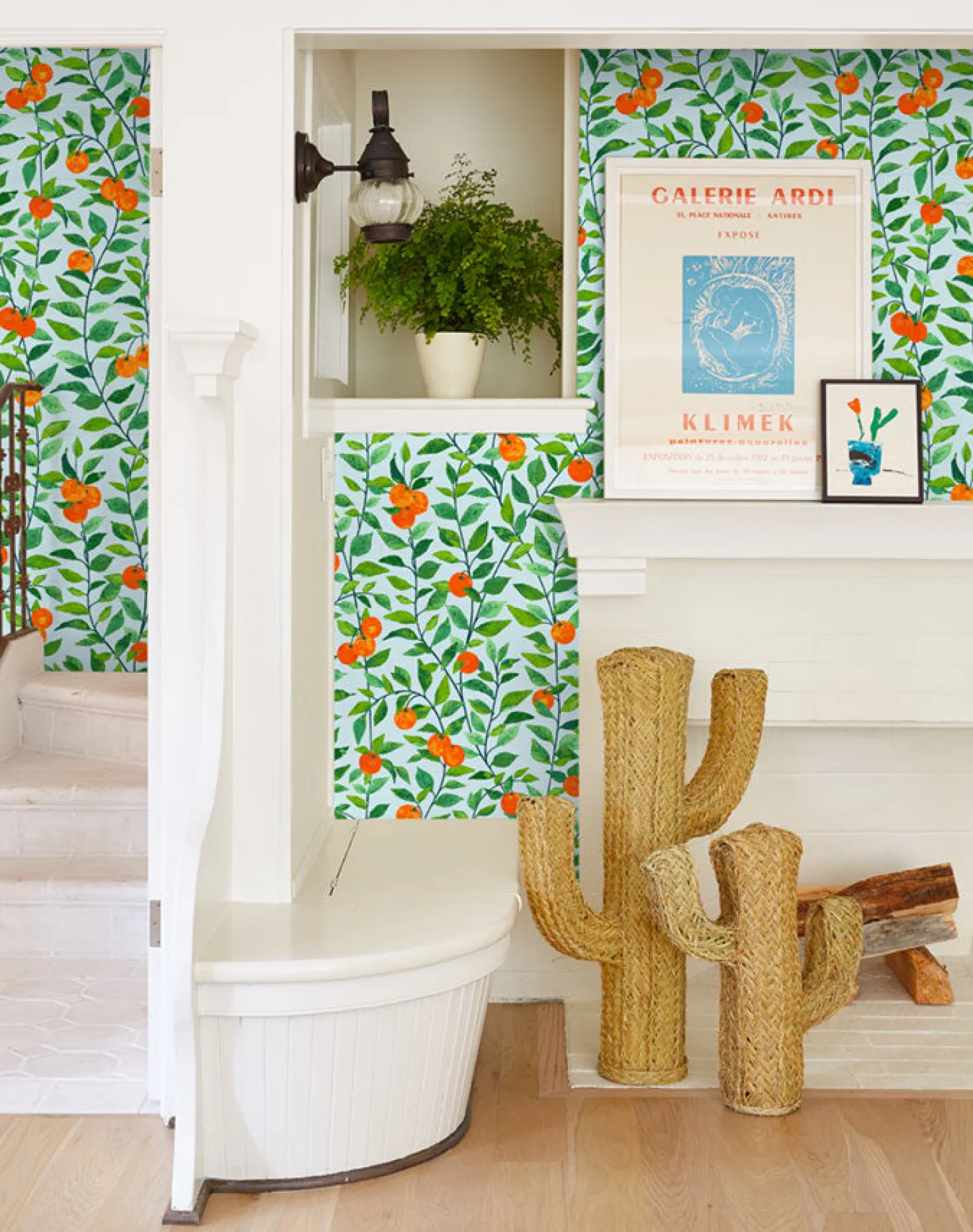 Orange Crush Peel + Stick Wallpaper