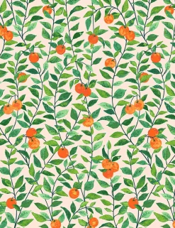 Orange Crush Peel + Stick Wallpaper