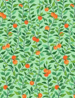 Orange Crush Peel + Stick Wallpaper