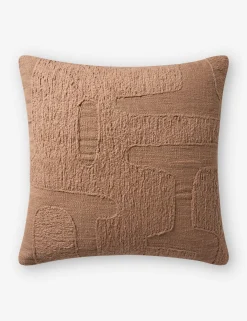 Organic Embroidered Pillow by Brigette Romanek x Loloi