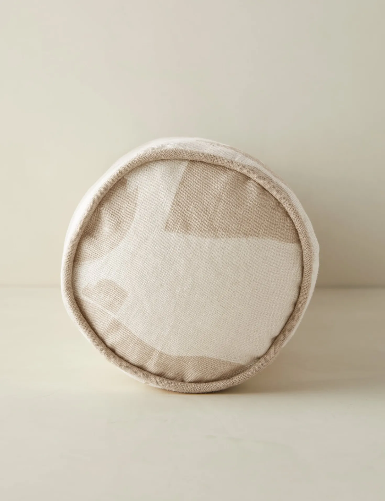 Organic Shapes Linen Bolster Pillow by Sarah Sherman Samuel