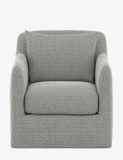 Orlena Outdoor Swivel Chair