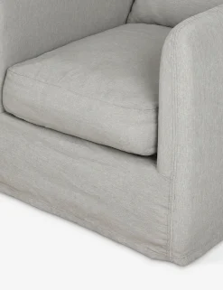Orlena Outdoor Swivel Chair