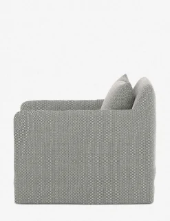 Orlena Outdoor Swivel Chair