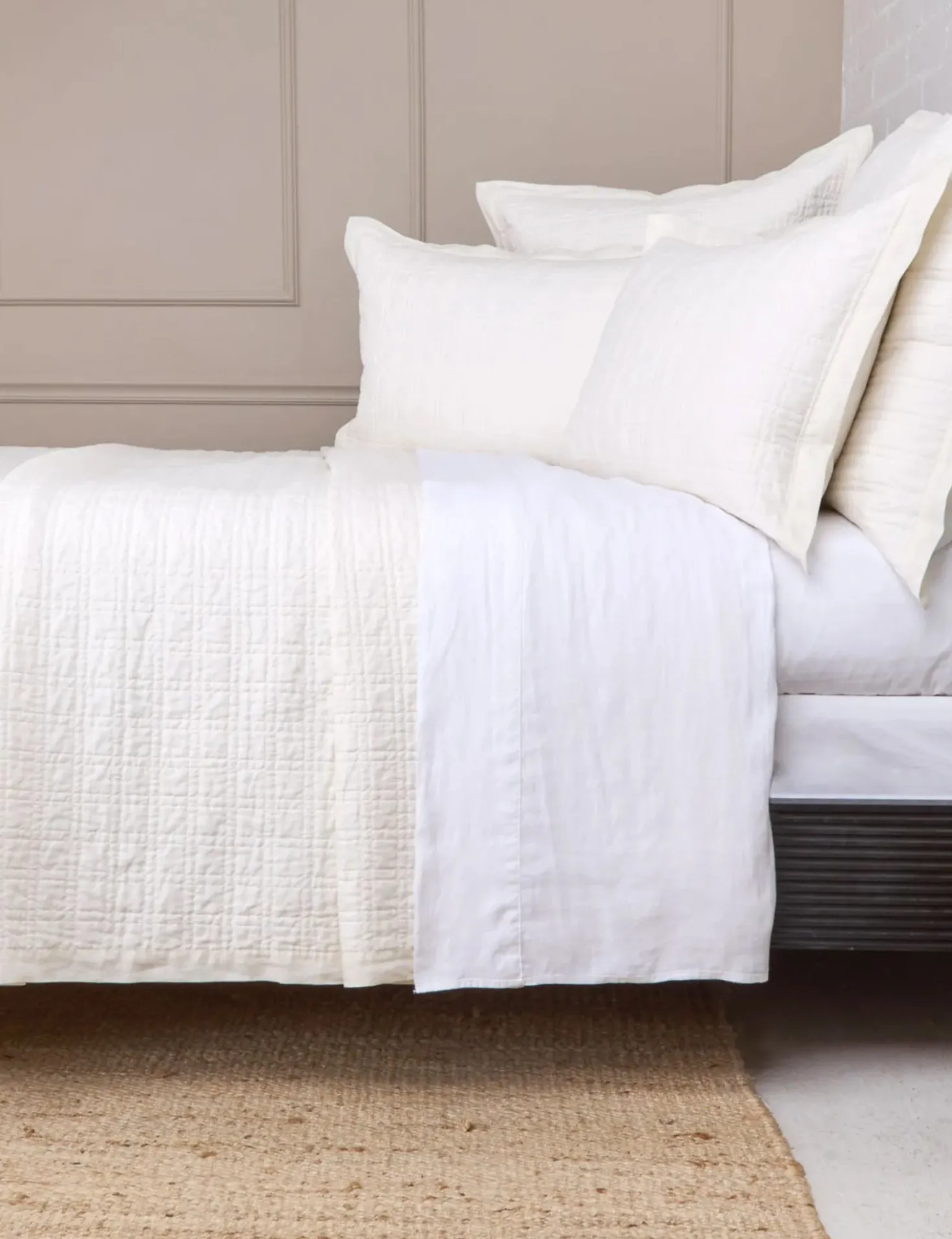 Owen Linen Cotton Coverlet by Pom Pom at Home