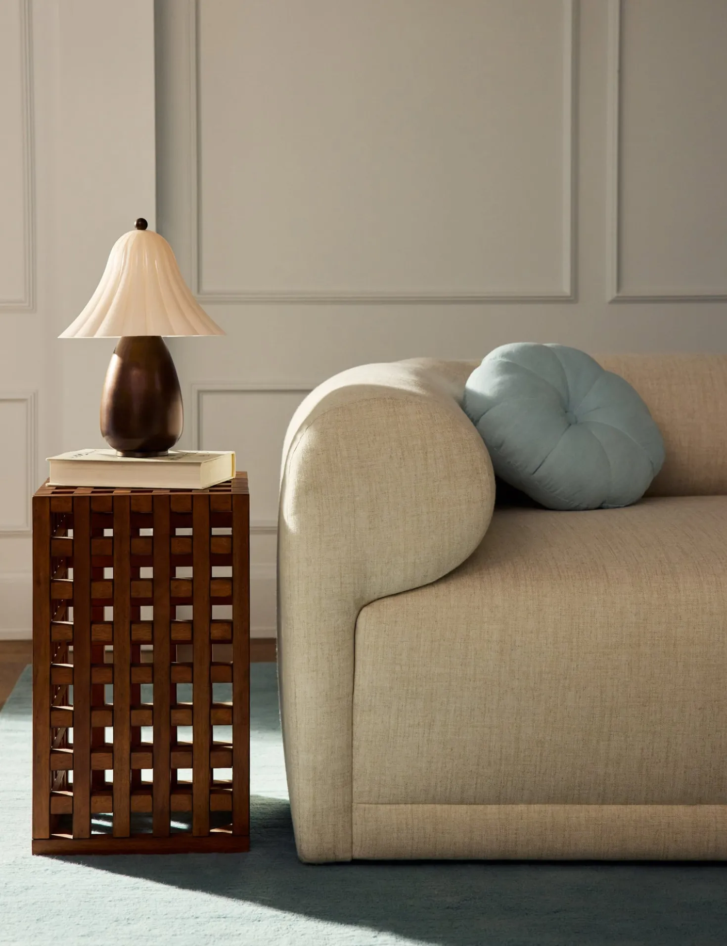 Padou Linen Cotton Round Pillow