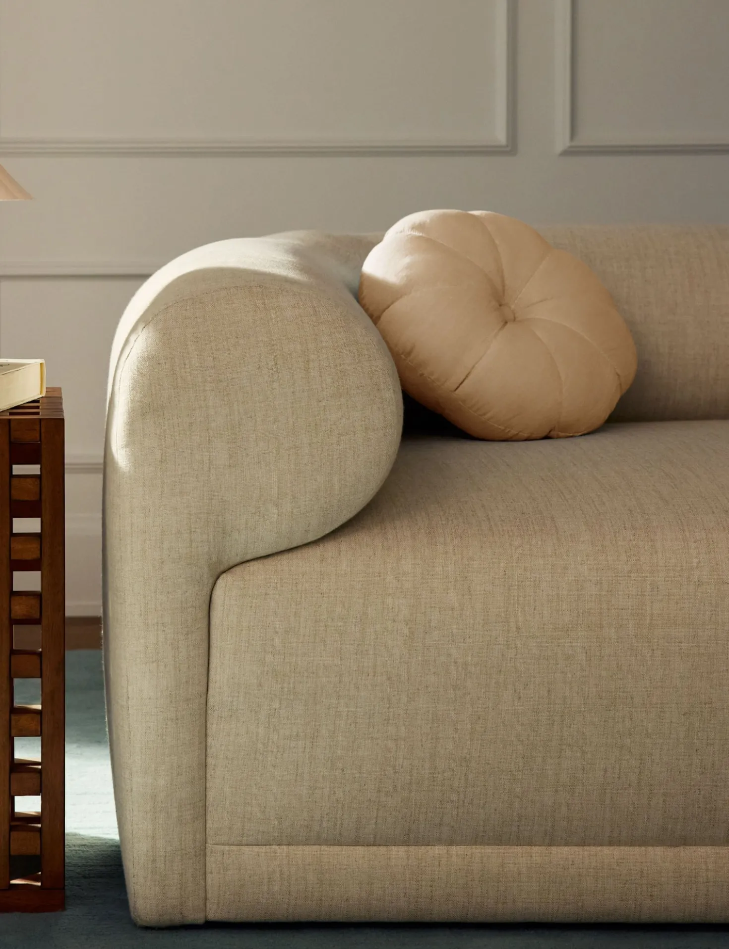 Padou Linen Cotton Round Pillow