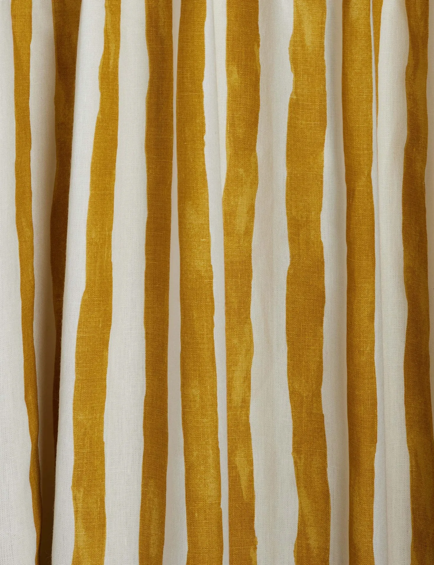 Painterly Stripe Linen Curtain Panel by Sarah Sherman Samuel