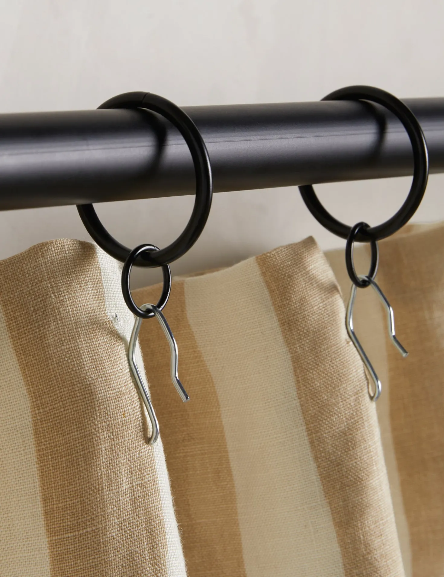 Painterly Stripe Linen Curtain Panel by Sarah Sherman Samuel