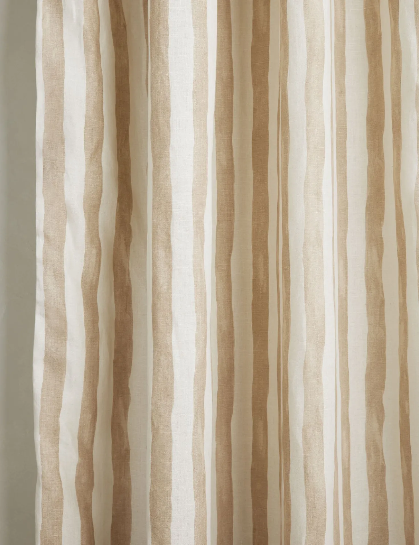 Painterly Stripe Linen Curtain Panel by Sarah Sherman Samuel